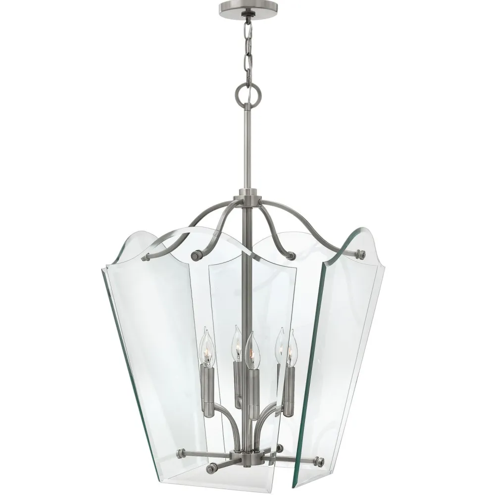 Discount Elstead Pendelleuchte EDDA Glas Ø51cm verstellbar Lampe