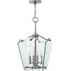 Sale Elstead Pendelleuchte EDDA Nickel Glas Ø31cm kürzbar Lampe