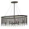 Elstead Pendelleuchte EDIN Kristall L:92cm kürzbar Lampe* Deckenleuchten|Designerlampen