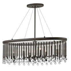 Elstead Pendelleuchte EDIN Kristall L:92cm kürzbar Lampe* Deckenleuchten|Designerlampen