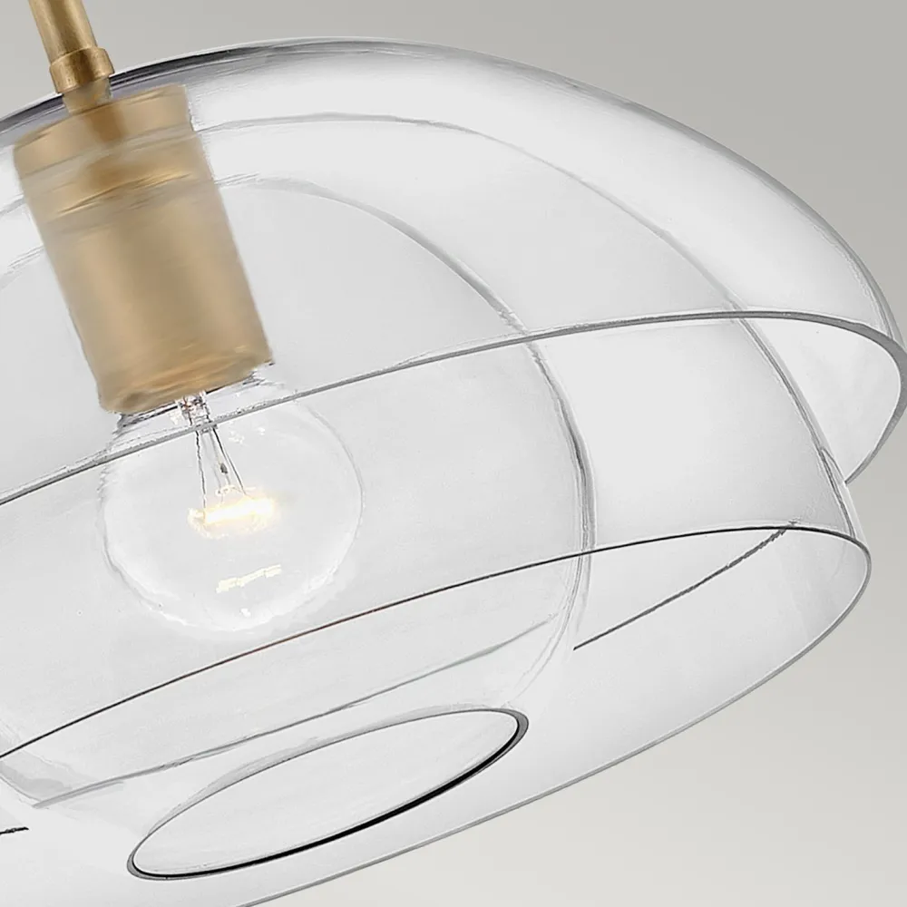 Elstead Pendelleuchte Esstisch Glas Ø 40,7 cm H: max. 106,6 cm E27* Hängelampen|Bürolampen