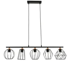 Online Easylight Pendelleuchte Esstisch Schwarz Drahtgestell Schirm