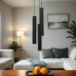 Easylight Pendelleuchte EYE Schwarz 3-flmg Wohnzimmer Lampe* Moderne Lampen|Esszimmer Lampen