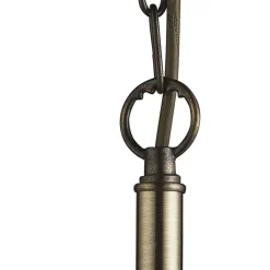 Searchlight Pendelleuchte 5-flammig E27 Glas Metall Vintage LOGAN* Wohnzimmerlampen|Glaslampen