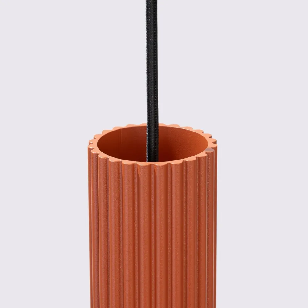 Sollux Pendelleuchte 3-flammig GU10 Rot aus Aluminium B: 19,5 cm* Hängelampen|Bürolampen