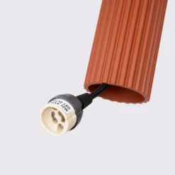 Sollux Pendelleuchte 3-flammig GU10 Rot aus Aluminium B: 19,5 cm* Hängelampen|Bürolampen