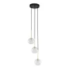TK Lighting Pendelleuchte 3-flammig verstellbar Glas Metall Ø 25 cm G9* Hängelampen|Esszimmer Lampen