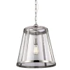 Elstead Pendelleuchte FLOR Nickel Ø41cm Lampe Wohnzimmer
