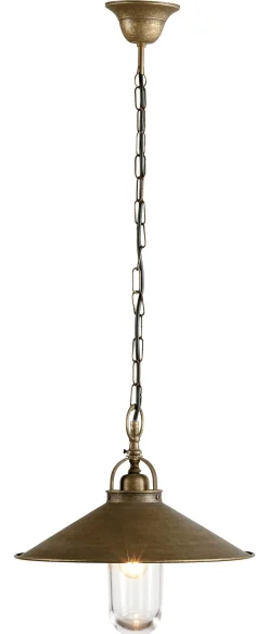 Giovanni Battista Pendelleuchte für Außen Giada Echt-Messing* Lampen Aus Aller Welt|Rustikale Lampen