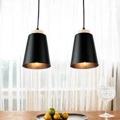 Sale Emibig Pendelleuchte für Esstisch Schwarz Skandinavisch