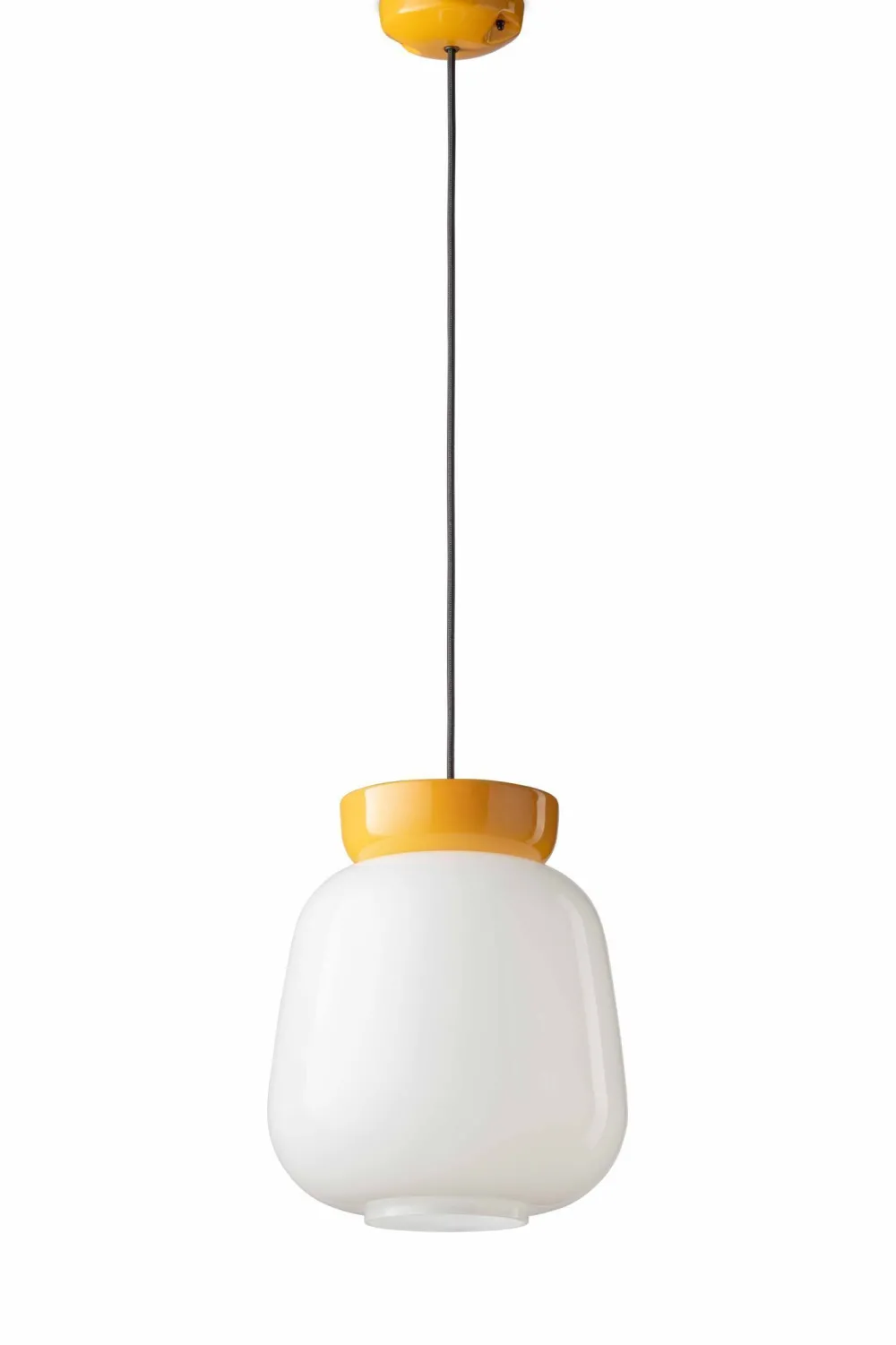 Clearance Ferroluce Pendelleuchte Glas Keramik E27 D: 29 cm H: max. 154 cm