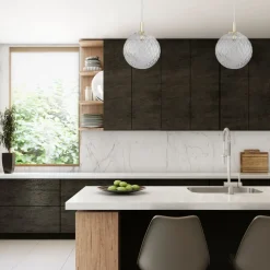 TK Lighting Pendelleuchte Glas Kugel Ø 21 cm in Gold verstellbar* Jugendstil Lampen|Kugellampen