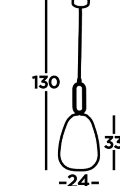 Searchlight Pendelleuchte Glas Metall Ø 24 cm H: 1,3 m verstellbar E27* Hängelampen|Esszimmer Lampen