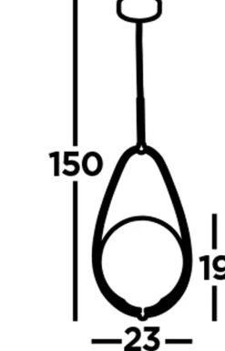 Searchlight Pendelleuchte Glas Metall E27 in Silber Weiß Jugendstil* Hängelampen|Wohnzimmerlampen
