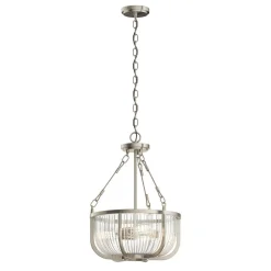 Sale Elstead Pendelleuchte Glas Metall rund Ø 40,6 cm 3x E27 Vintage