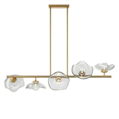 Sale Maytoni Pendelleuchte Glas Metall G9 H: max. 84,4 cm in Messing