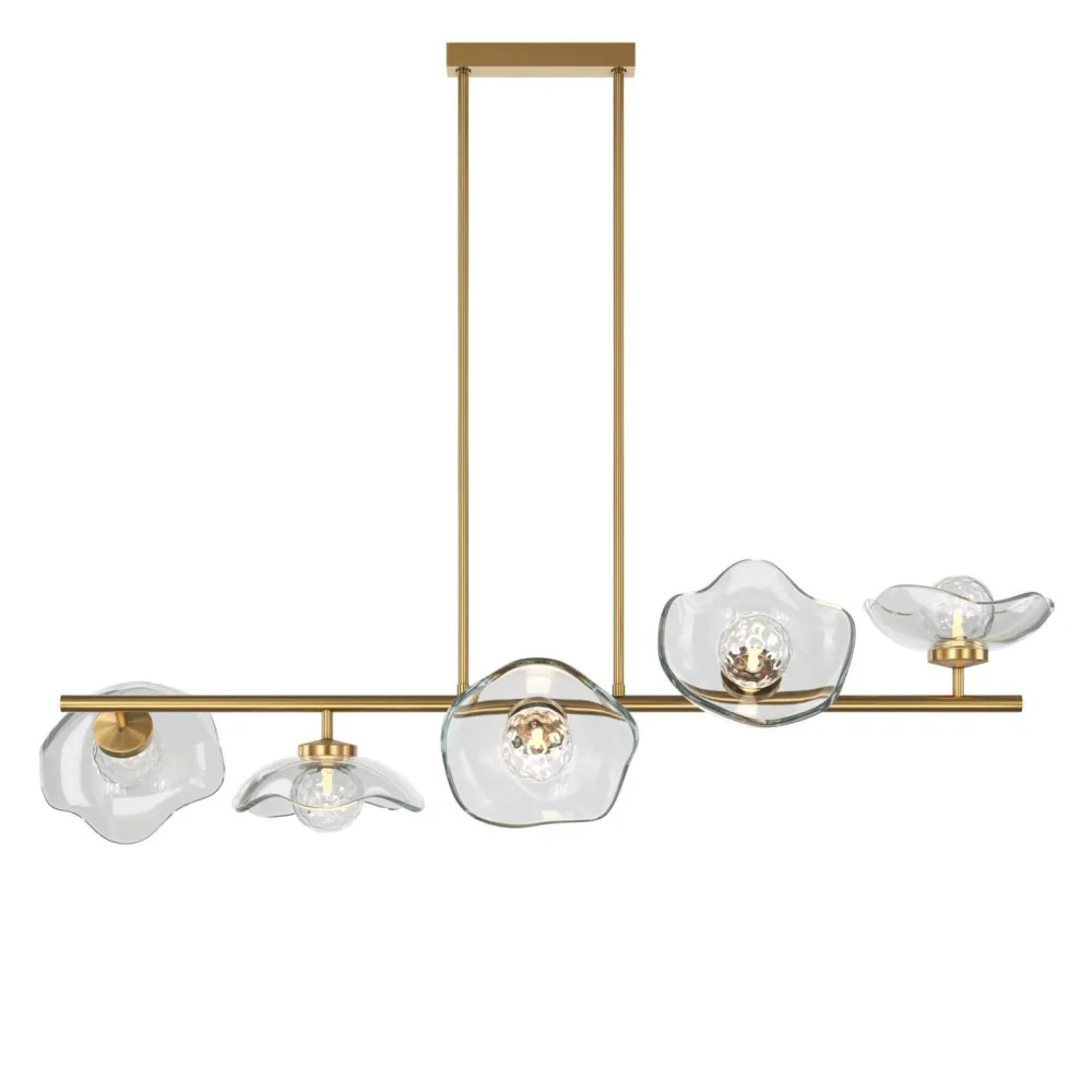 Sale Maytoni Pendelleuchte Glas Metall G9 H: max. 84,4 cm in Messing