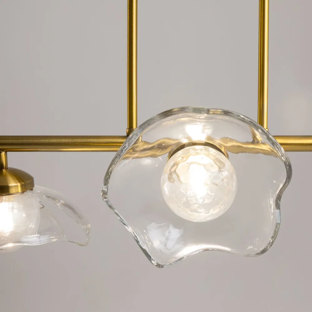 Sale Maytoni Pendelleuchte Glas Metall G9 H: max. 84,4 cm in Messing