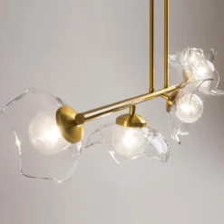 Sale Maytoni Pendelleuchte Glas Metall G9 H: max. 84,4 cm in Messing