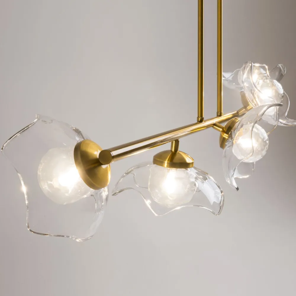 Sale Maytoni Pendelleuchte Glas Metall G9 H: max. 84,4 cm in Messing