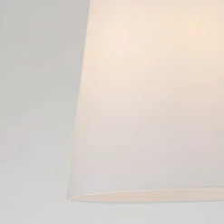 New Elstead Pendelleuchte Glas Metall Ø 18,4 cm E27 Gold antik Weiß