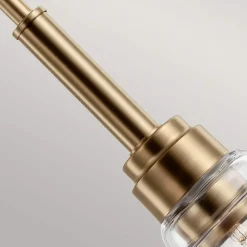 Online Elstead Pendelleuchte Glas Metall Ø 12,4 cm Vintage in Messing