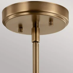 Online Elstead Pendelleuchte Glas Metall Ø 12,4 cm Vintage in Messing