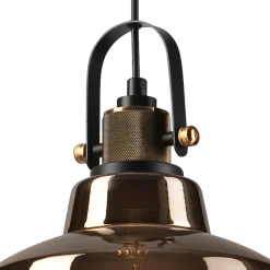 Sale Lamkur Pendelleuchte Glas Schirm Industrial Vintage E27