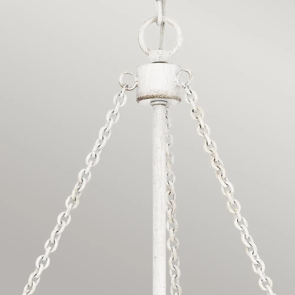 Elstead Pendelleuchte Glas Seil Metall E27 D: 50,4 cm rund 4x E27* Hängelampen|Bürolampen