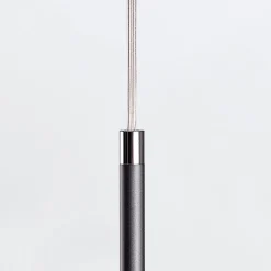 Online Elstead Pendelleuchte Glas Teakholzfurnier Ø 40 cm E27 Modern