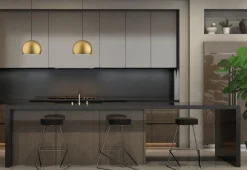 Clearance Nowodvorski Pendelleuchte Gold matt GU10 Ø 27,5 cm Metall Retro Kugel