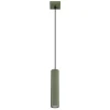 Sollux Pendelleuchte Grün schmal B: 8 cm H: max. 118 cm GU10 Modern* Wohnzimmerlampen|Metall Lampen