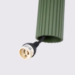 Sollux Pendelleuchte Grün schmal B: 8 cm H: max. 118 cm GU10 Modern* Wohnzimmerlampen|Metall Lampen