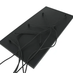 TK Lighting Pendelleuchte in Bernstein Graphit 6xE27 Esstisch