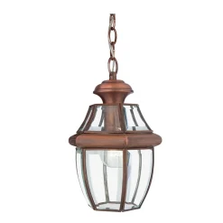 Elstead Pendelleuchte in Kupfer antik verstellbar Außen