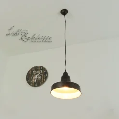 Trio Reality Pendelleuchte Industrial aus Metall Ø 26 cm Braun antik* Hängelampen|Esszimmer Lampen