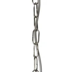 Searchlight Pendelleuchte Jugendstil Ø 27 cm Glas Metall in Silber Klar* Wohnzimmerlampen|Glaslampen