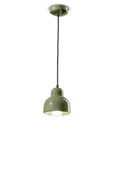 Outlet Ferroluce Pendelleuchte Keramik E27 Ø 15 cm H: max. 136 cm rund