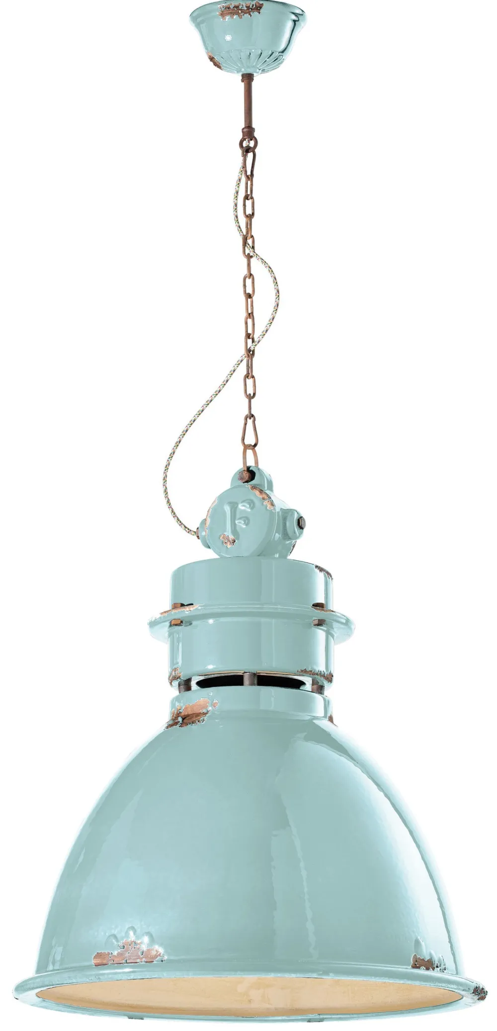 Clearance Ferroluce Pendelleuchte Keramik E27 H: max. 140 cm Industrial Design