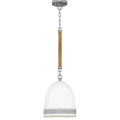 Hot Elstead Pendelleuchte Keramik Schirm D: 25,4 cm E27 Retro