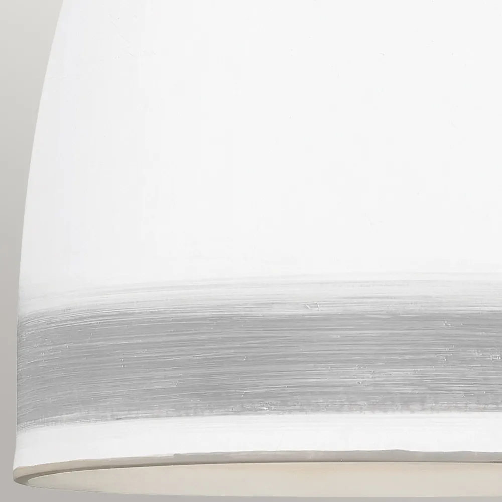 Hot Elstead Pendelleuchte Keramik Schirm D: 25,4 cm E27 Retro