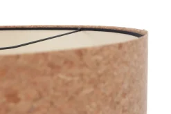 New BPS Koncept Pendelleuchte Kork Ø 30 cm E27 Natur Schwarz Modern Esstisch