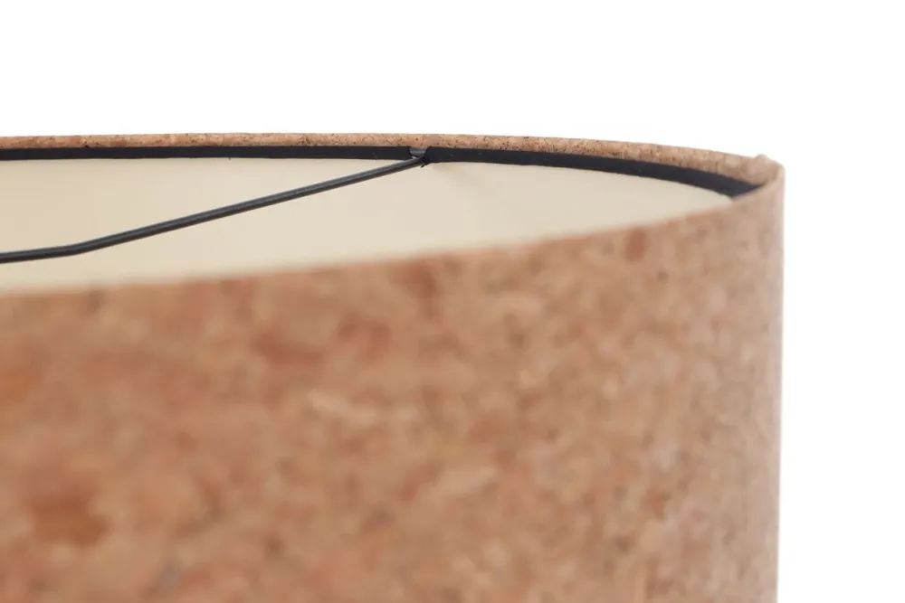 New BPS Koncept Pendelleuchte Kork Ø 30 cm E27 Natur Schwarz Modern Esstisch