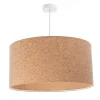 Discount BPS Koncept Pendelleuchte Kork Ø 30 cm E27 Natur Weiß Modern