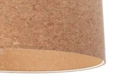 Discount BPS Koncept Pendelleuchte Kork Ø 30 cm E27 Natur Weiß Modern