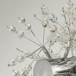 Searchlight Pendelleuchte Kristall 100 cm lang Chrom Klar 16x G9* Hängelampen|Bürolampen