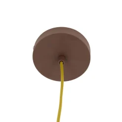 Best Easylight Pendelleuchte Kugel Geflecht Braun rund Ø 39 cm Metall