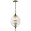 Online Elstead Pendelleuchte Kugelschirm Ø 30,5 cm in Antik verstellbar PALLO