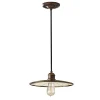 Elstead Pendelleuchte LANA Bronze Spiegel Ø30cm Lampe* Hängelampen|Industrie Lampen
