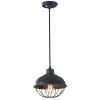 Best Elstead Pendelleuchte LANA Schwarz Ø25cm verstellbar Lampe